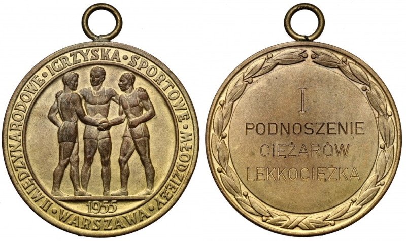 Medal, I miejsce Podnoszenie Ciężarów - Międzynarodowe Igrzyska Sportowe Młodzie...