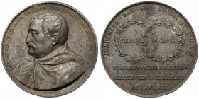 Odlew w żeliwie medalu - Jan Zamojski 1822