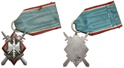 Odznaka 'Miecze Hallerowskie' - SZW i punce srebra