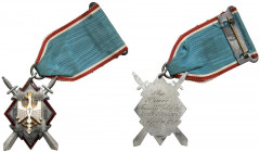 Odznaka 'Miecze Hallerowskie' - z grawerowaną dedykacją 1950