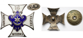 Odznaka, 16 Pułk Piechoty [507] - w srebrze