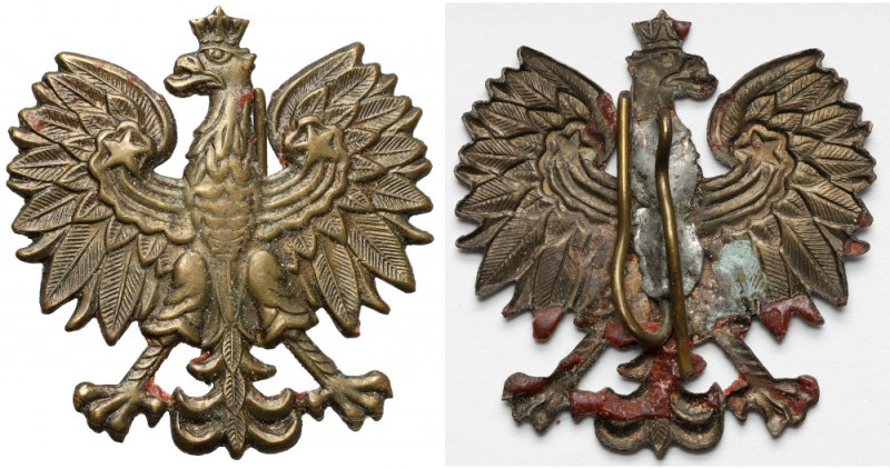 Orzeł wz.27 Mosiądz. Wymiary: 39 x 37 mm. Reference: Sawicki (1919-1939) podobny...