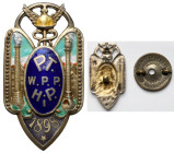 Odznaka 1898 - Pabianickie Towarzystwo Wzajemnej Pomocy Pracowników Handlowych i Przemysłowych