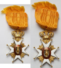 Szwecja, Order Wazów (1860-1974) - wykonany w ZŁOCIE