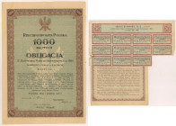 5% Poż. Konwersyjna 1924, Obligacja na 1.000 zł