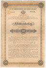Kolej Lwów-Czeniowce-Jassy, Obligacja 300 guldenów 1884