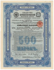Tow. Drogi Żelaznej Warszawsko-Wiedeńskiej, Obligacja 500 mk 1901