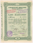 Warszawa, TKM List zastawny 200 zł 1926
