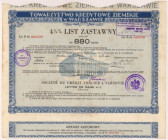 Warszawa, TKZ, List zastawny 880 zł 1935