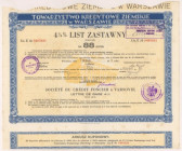 Warszawa, TKZ, List zastawny 88 zł 1936