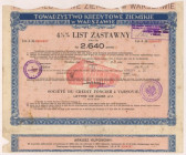 Warszawa, TKZ, List zastawny 2.640 zł 1936