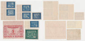 Generalna Gubernia, Pramienmarke - zestaw znaczków premiowych (8szt)