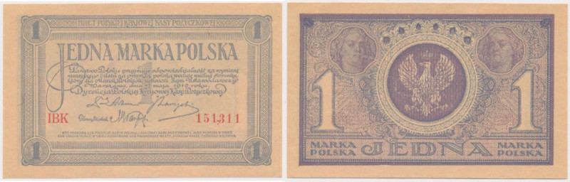 1 mkp 1919 - I BK Reference: Miłczak 19b
Grade: UNC/AU 

More photos and full...