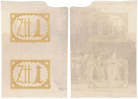 Papier ze znakiem wodnym od 1 złoty 1794 - parka od dwóch sztuk
