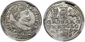 Zygmunt III Waza, Trojak Olkusz 1597