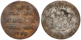 Poniatowski, Półzłotek 1769 IS