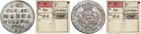 Poniatowski, Półzłotek 1786 EB - ex. Kałkowski