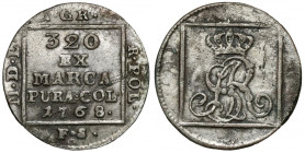 Poniatowski, Grosz srebrny 1768 FS