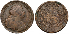 Poniatowski, Trojak 1766-g, Kraków - zbrojarz - Ludewig