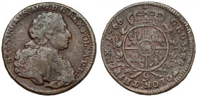 Poniatowski, Trojak 1766-g, Kraków - zbrojarz - Stieler