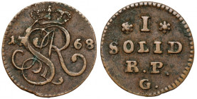 Poniatowski, Szeląg 1768-G, Kraków
