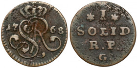 Poniatowski, Szeląg 1768-G, Kraków