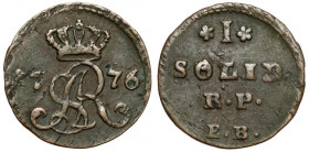 Poniatowski, Szeląg 1776 EB R2
