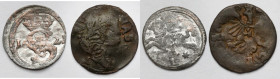 Dwudenar 1621 i FAŁSZERSTWO z epoki Boratynki - zestaw (2szt)