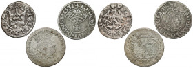 Władysław II Jagiełło - August III Sas, Półgrosz, Grosz i Szóstak (3szt)