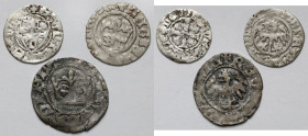 Władysław II Jagiełło, Kazimierz IV Jagiellończyk i Winrych von Kniprode, Półgrosze i Kwartnik - zestaw (3szt)