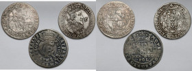 Zygmunt III Waza - Jan II Kazimierz, Orty i Tymf - zestaw (3szt)