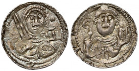 Władysław II Wygnaniec, Denar - Książę i Biskup - leżące E