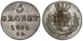 Księstwo Warszawskie, 5 groszy 1811 IS