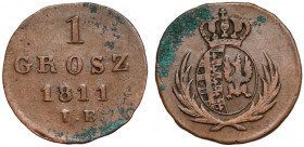 Księstwo Warszawskie, Grosz 1811 IB