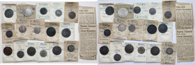 Księstwo Warszawskie, 1-10 groszy i 1/3 talara 1811-1814 - zestaw (16szt)