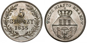 Wolne Miasto Kraków, 5 groszy 1835
