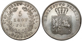 Powstanie Listopadowe, 5 złotych 1831 KG