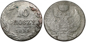 10 groszy polskich 1835 MW