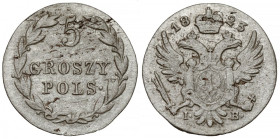 5 groszy polskich 1823 IB