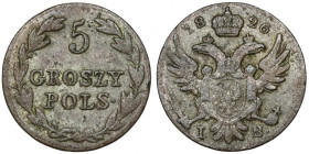5 groszy polskich 1826 IB