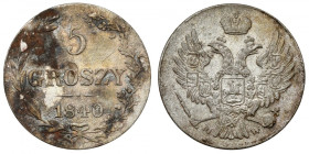 5 groszy 1840 MW - szeroka 8