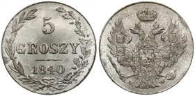 5 groszy 1840 MW