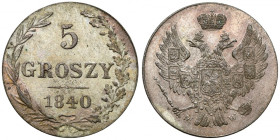 5 groszy 1840 MW