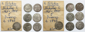 5 groszy 1827-1840 - zestaw (7szt)