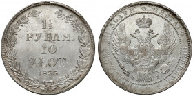 1-1/2 rubla = 10 złotych 1835 НГ, Petersburg