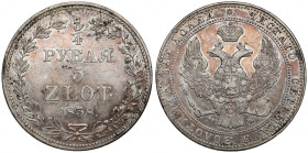 3/4 rubla = 5 złotych 1838 MW, Warszawa