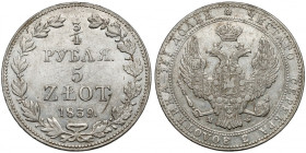 3/4 rubla = 5 złotych 1839 MW, Warszawa