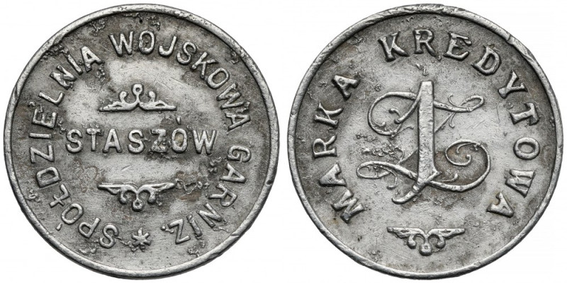 Staszów, Spółdzielnia Wojskowa Garnizonu - 1 złoty Aluminium, średnica 23,5 mm, ...