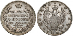 Rosja, Aleksander I, Rubel 1824