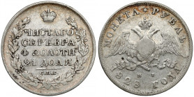 Rosja, Mikołaj I, Rubel 1828